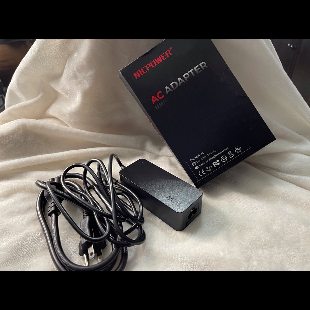 Nicpower 65W AC Charger Adapter
